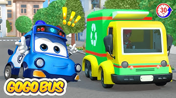 🚫 Không Được Vứt Rác Bừa Bãi ❗ Bảo Vệ Môi Trường 🚔 Hoạt Hình Cảnh Sát Trưởng GOGO Bus