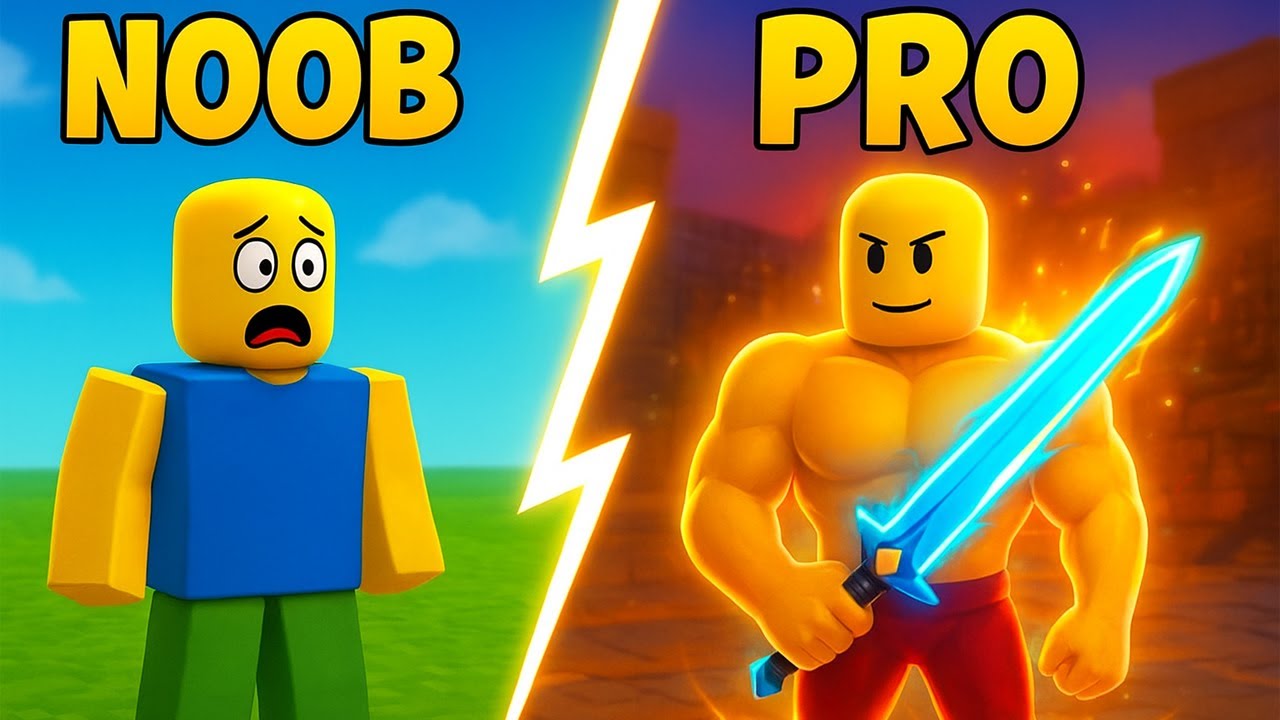BECOMING NOOB TO PRO IN STRONGEST BATTEL GROUND! | Roblox