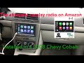 Cheapest Carplay Radio on Amazon Installed in a Chevy Cobalt