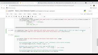 Task 2: Making a Color Detecting System using Pandas and Open CV
