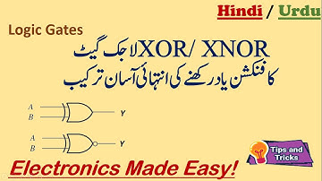Logic Gates Explained:Part-3 | XOR/ XNOR Logic Gates Demystified in Urdu/ Hindi