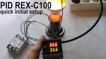 PID REX C100 quick initial setup
