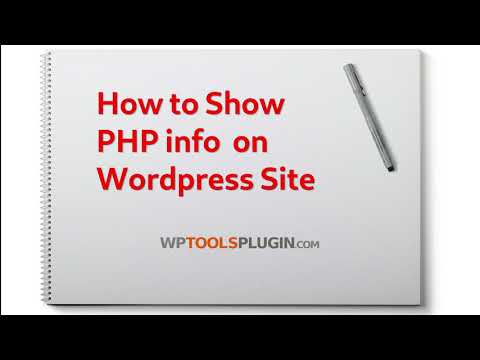 How to Show PHP INFO (PHP Settings) on WordPress site with plugin.