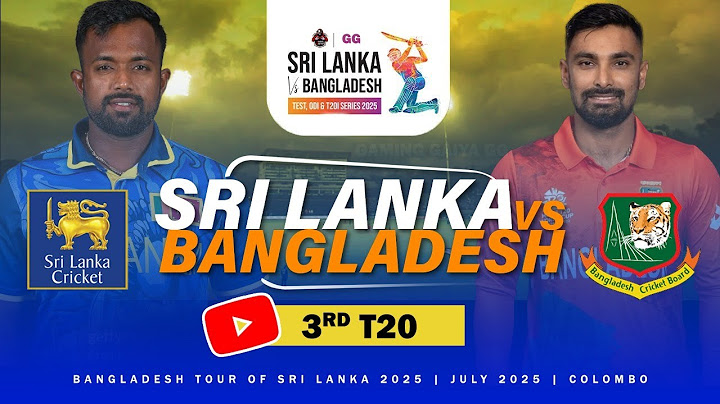 🔴 LIVE | 3rd T20I | Sri Lanka vs Bangladesh | Bangladesh Tour of Sri Lanka 2025