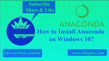 How to Install Anaconda on Windows 10?. #english #amharic #ethiop #computing #python #programming