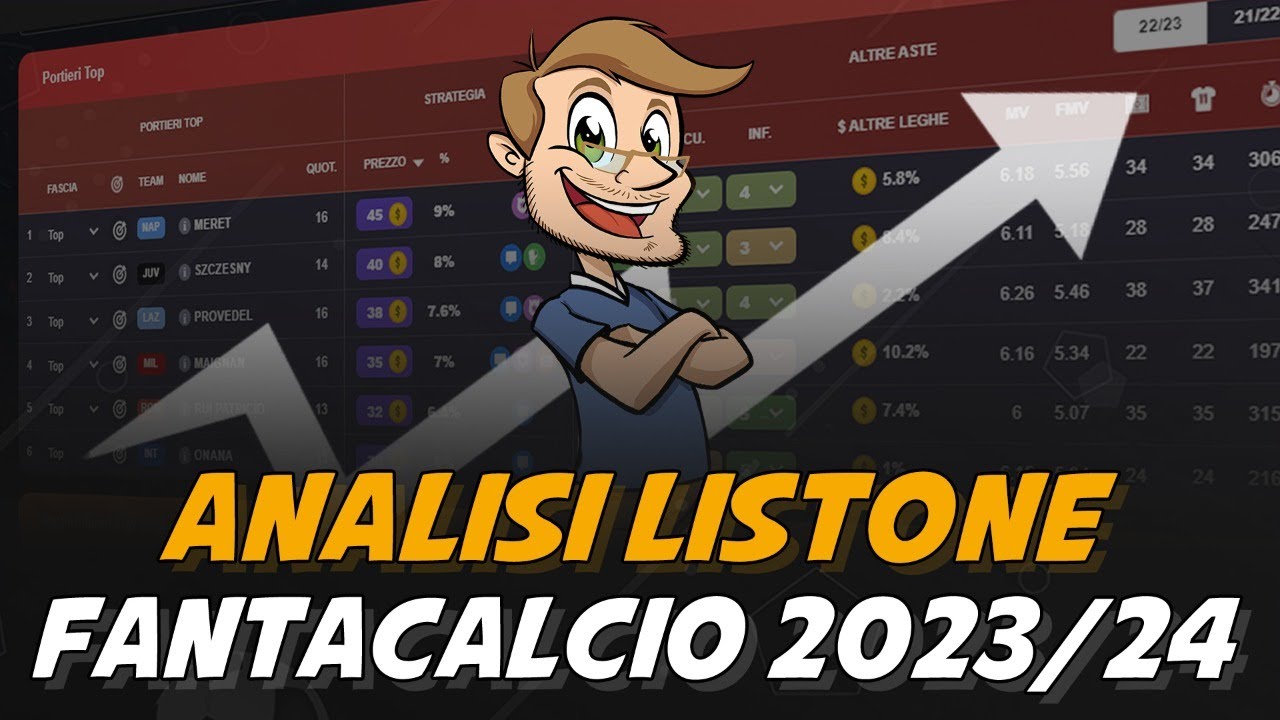 Ogni Quanti Punti Si Fa Gol Al Fantacalcio ANALISI LISTONE ASTA FANTACALCIO 2023/24 + TUTORIAL FANTALAB Classic e