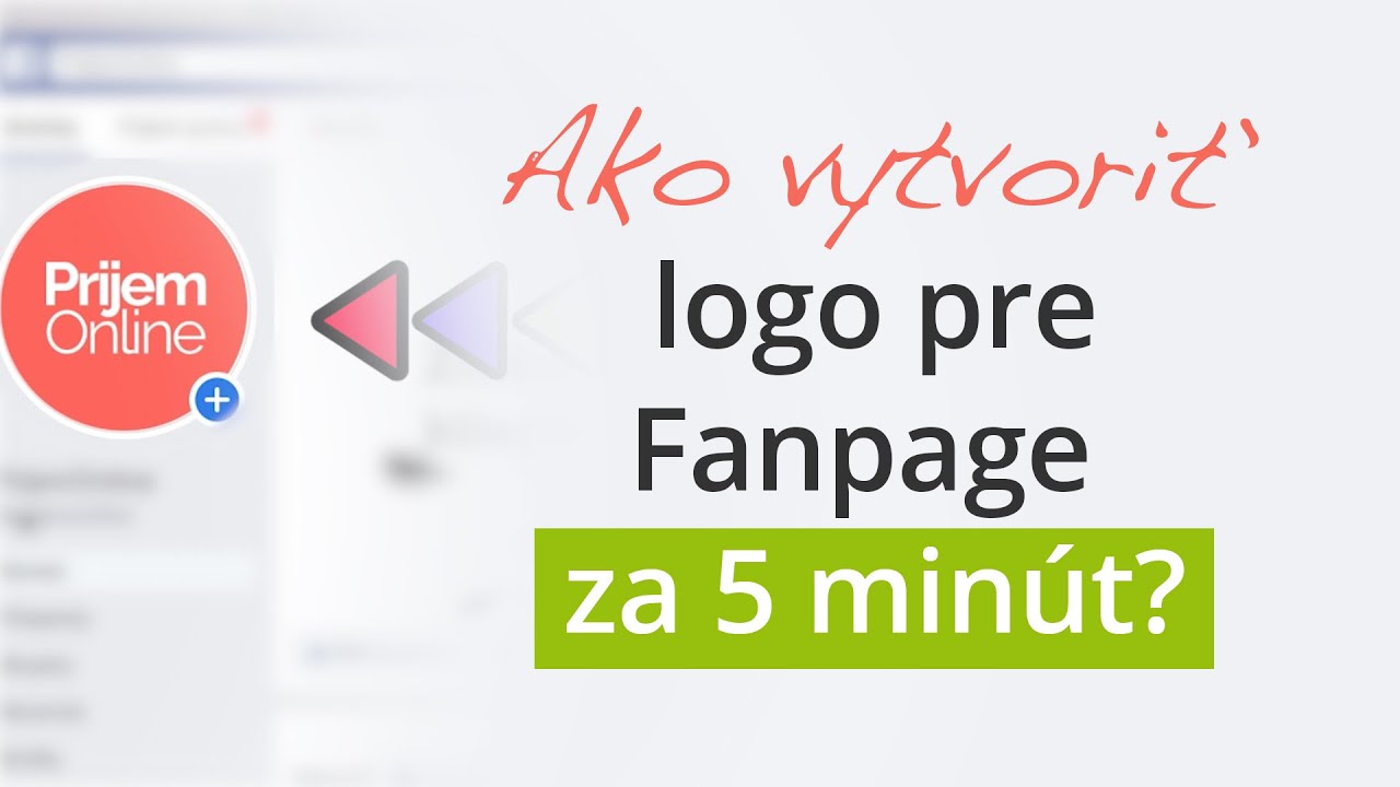 Ako Vytvori Logo Pre Facebook Str nku Za 5 Minut YouTube Ako vytvori logo pre facebook str nku za 5 minut youtube