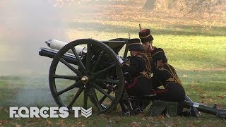 How The British Army Prepares For A Royal Gun Salute | Forces TV