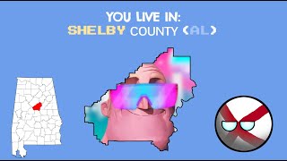 Mr. Incredible Mapping - You Live in Shelby County (AL)