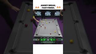 Angry Break. Fast Finish. #ultimatepool #8ball #8ballpool #pool #billiards #8ballpoolvideos screenshot 4