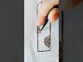 Easy flower finger mehndi#sorts #trending #ytshorts #heena