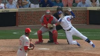 CIN@CHC: Chapman gets Baez to fall after big swing