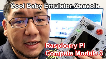 Raspberry Pi Compute Module 3 is made into a nice portable retro console - CoolBaby 酷孩