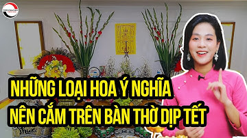 Ngày Tết nên cắm hoa gì trên bàn thờ ý nghĩa nhất? | Tam nguyên channel