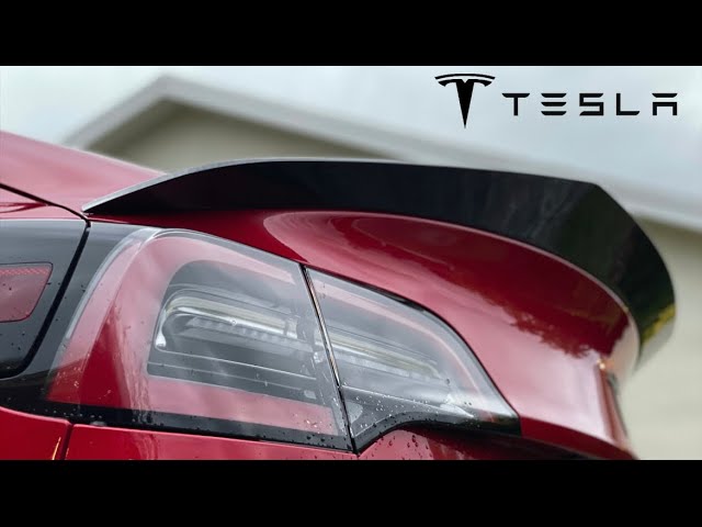 Tesla Model 3 Spoiler Performance - Green Drive Accessories