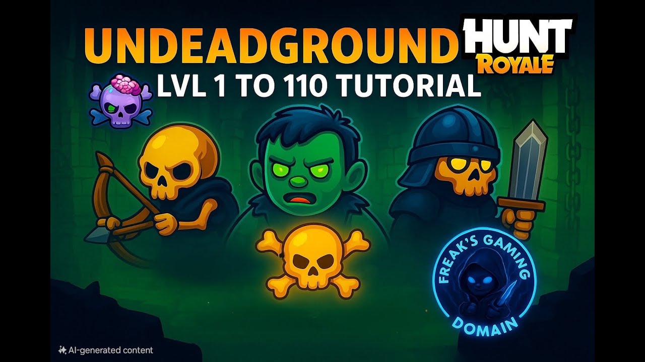 🎮 Hunt Royale – Undeadgrounds Floor 1-5 Clear 💀🔥