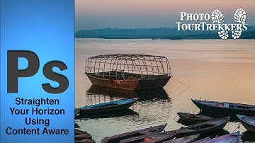 Straighten Your Horizon Using Content Aware - Adobe Photoshop Tutorial