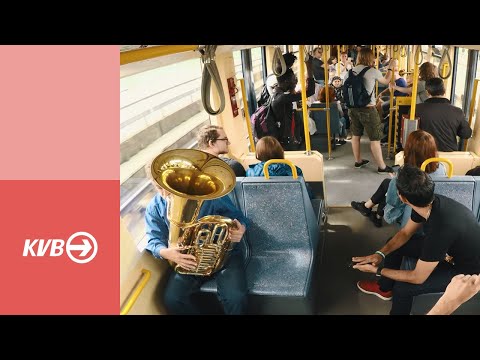 Musik in der Bahn | Überraschungskonzert in der KVB