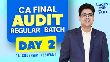 Day 2 CA Final Audit Batch | Jan, May, Sep