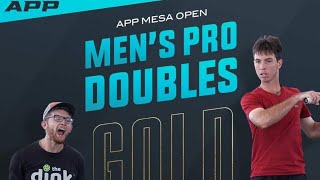 JW Johnson and Austin Gridley Pickleball Men's Pro APP Mesa Open Champions 2022