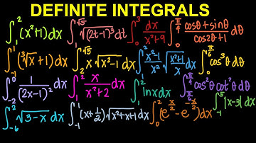 Definite Integrals Part 1 (Live Stream)