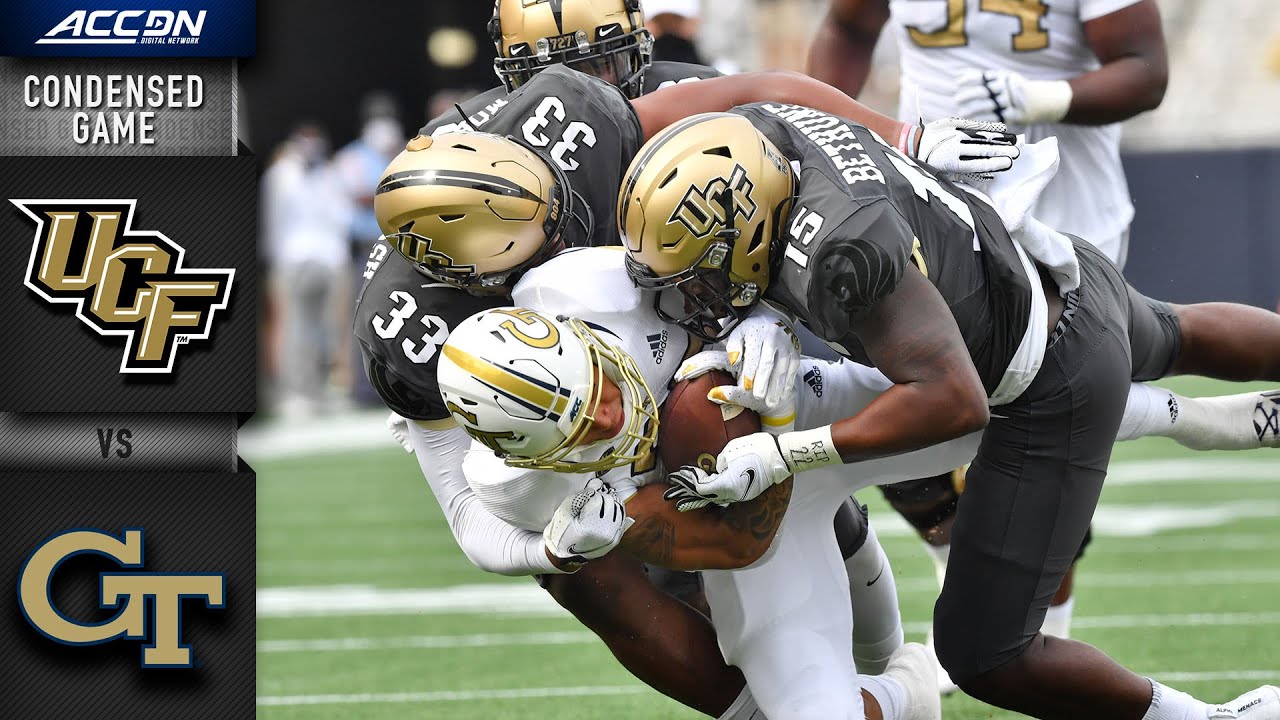 UCF vs. Tech Condensed Game 2020 ACC Football YouTube