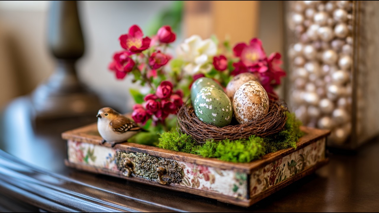 12 небольших идей для прихожей, которые украсят ваш весенний пасхальный уголок.