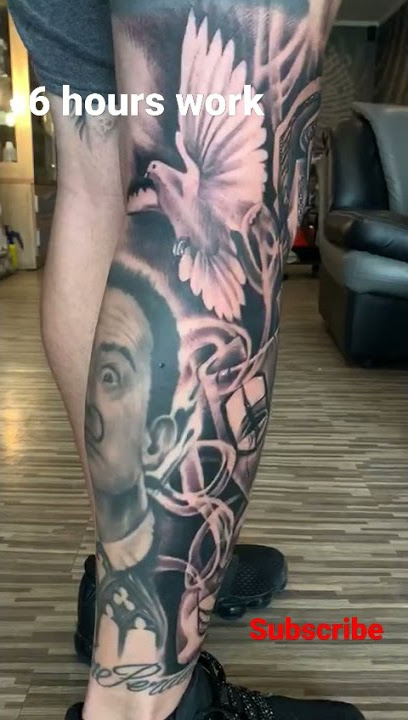 a lot of incredible tattoo work in this chanel. gangster tattoo