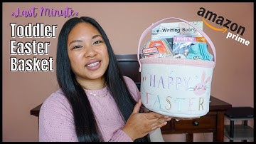 TODDLER GIRL EASTER BASKET IDEAS 2021 | NO CANDY EASTER BASKET | LAST MIN AMAZON PRIME | Bianca Figz