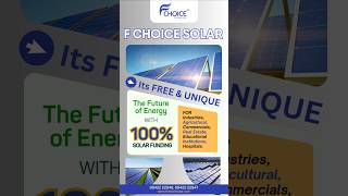 The Future Energy is Free and Unique | F Choice Solar