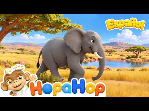 La Canción del Elefante – ¡Paso a paso! – HopaHop canción infantil