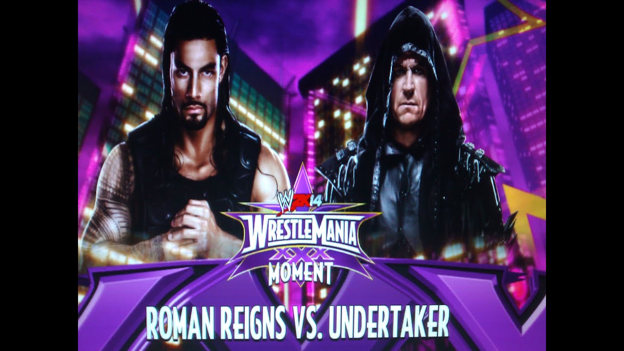 wwe raw 2019 new WWE 2k14 XBOX 360:Wrestlemania XXXI Dream Match:Roman Reigns Vs The Undertaker