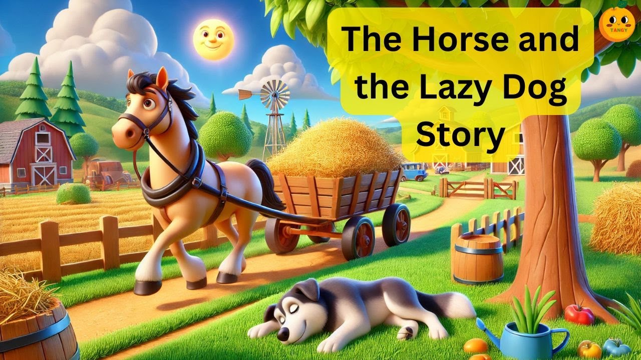 The Horse and the Lazy Dog | Bedtime Story in English| Moral story in ...