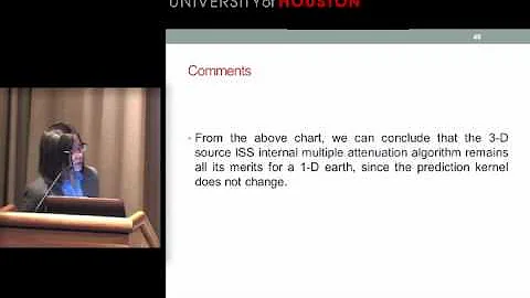 Arthur B Weglein's Tutorial - The internal multipl...