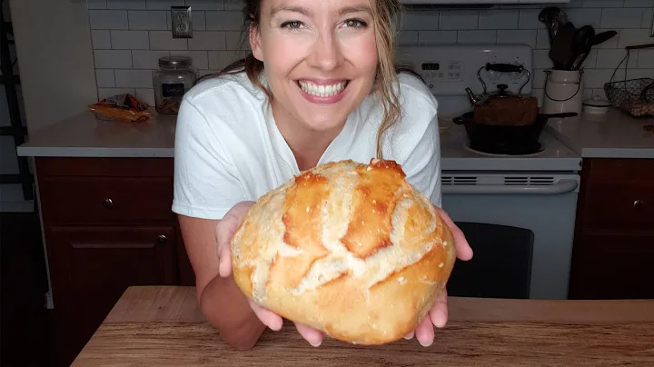 Homemade Bread for Beginners EASY Recipe in 5 Minu...