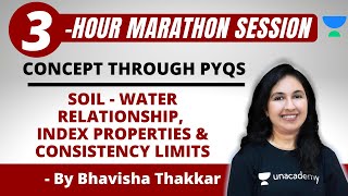 Soil - Water Relationship, Index Properties & Consistency Limits | GATE/ESE 2021 | Bhavisha Thakkar