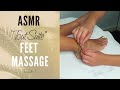 ASMR Feet Scrub & Massage | Masaje y exfoliación de pies con sonido real