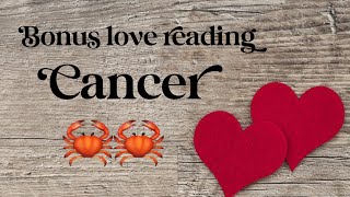 CANCER 🦀 RIGHT PERSON WRONG TIME …. Bonus love Tarot
