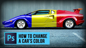 How to Change the Color of a Car | Adobe Photoshop Tutorial