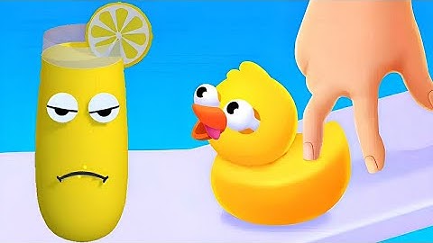 Crushy Fingers Vs Juice Run - All level Mobile Gameplay Walkthrough Android iOS