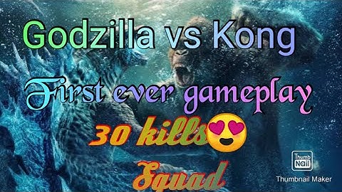Godzilla vs Kong| Squad Gameplay| 30+ kills |  insane gameplay