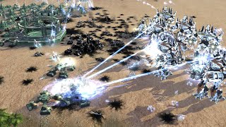 Aeon vs UEF - AI vs AI - Supreme Commander 2