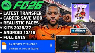EA SPORTS FC26 MOD FIFA 16 CAREER MODE UPDATE SCOREBOARD WORLD 2026 NEW KITS MENU PS5 REALISTIC GAME