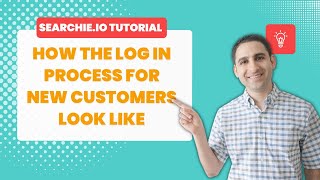 Searchie.io tutorial  - How the login process for new customers look like screenshot 1