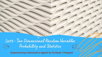 Lec12/Two Dimensional Random Variables/GTU Exam Questions