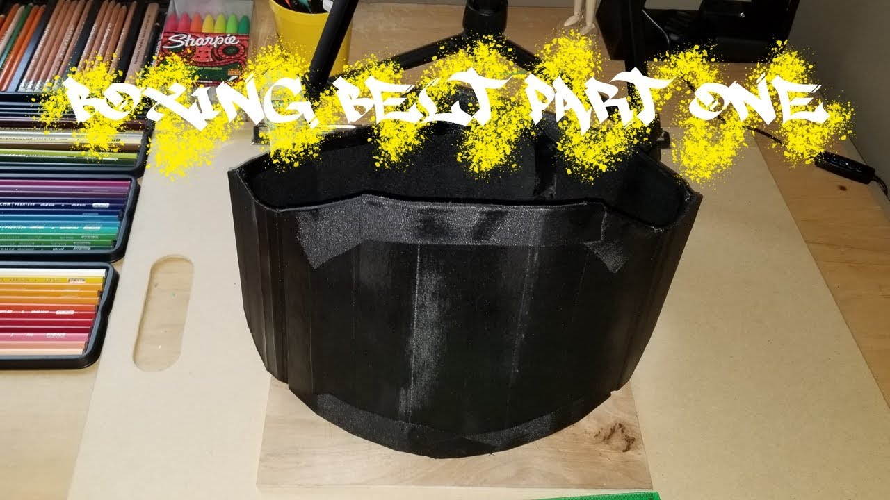 Making a boxing belt (part 1) the strap