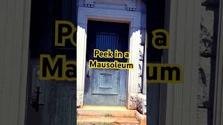 Peek inside a #mausoleum #cemetery #graveyard #grave Subscribe & walk the #graves with us