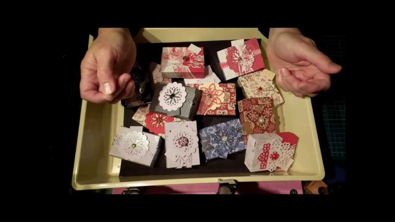 Envelope punch board matchbox