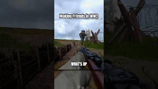 Making Friends in WW2 🪖 #hellletloose #ww2 #channingttv