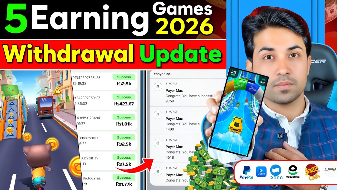 5 Earning Games 2026 Withdrawal Real or Fake | New Legit Earning App 2026 Review 